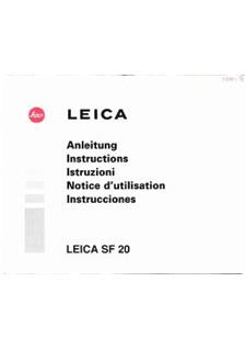Leica SF 20 manual. Camera Instructions.